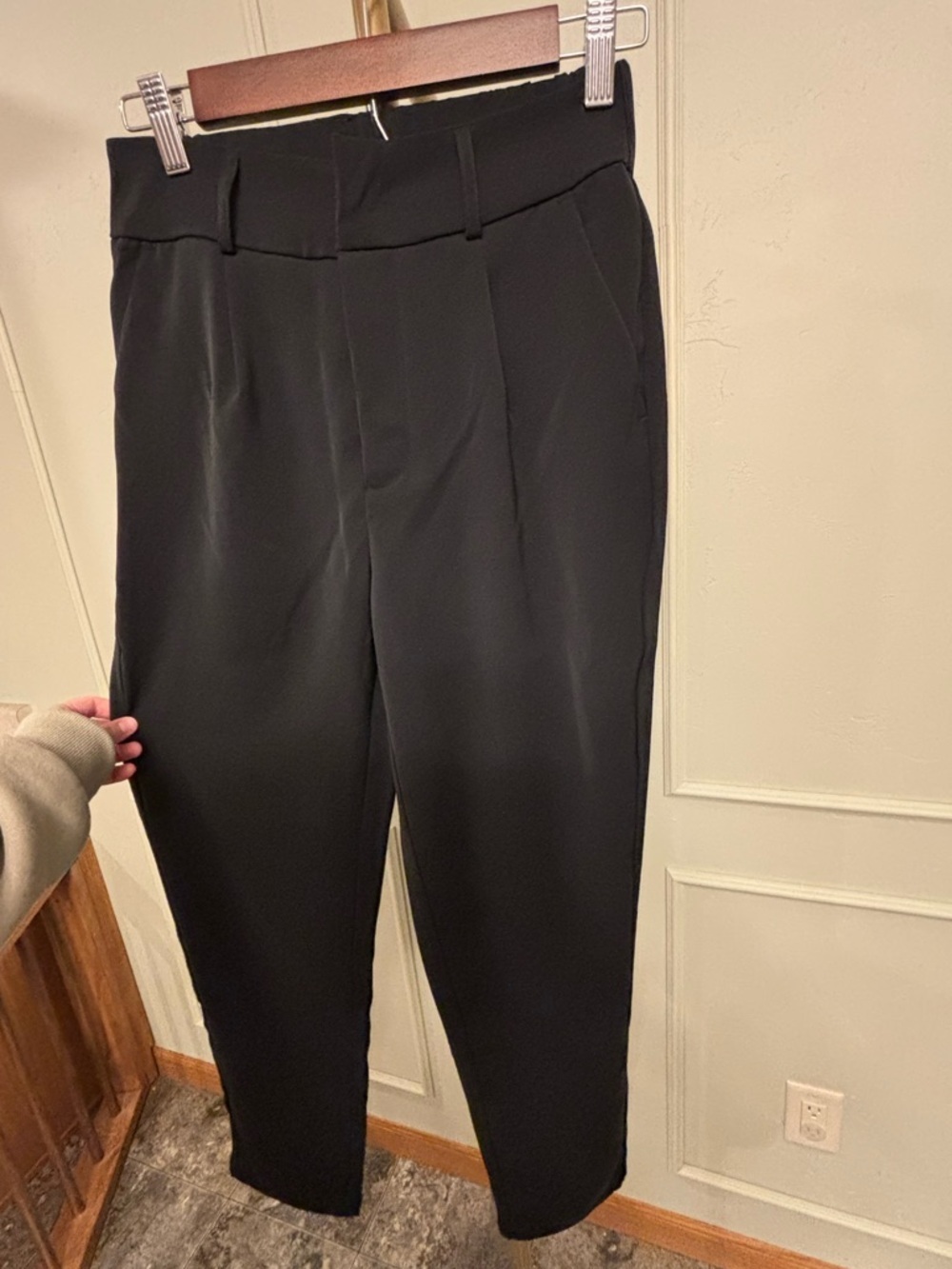 Halara Women’s Black Dress Pants - Classic Tailored Cut MSRP $54 NWOT XS